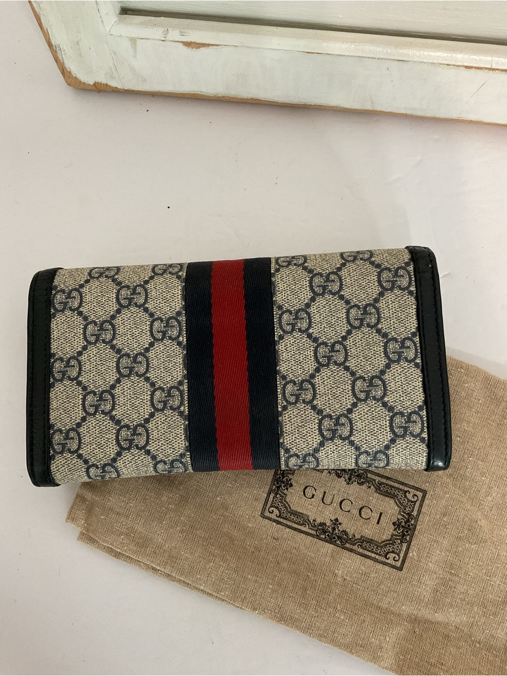 Gucci Wallet Ophidia GG Supreme Continental - Picture 3 of 14